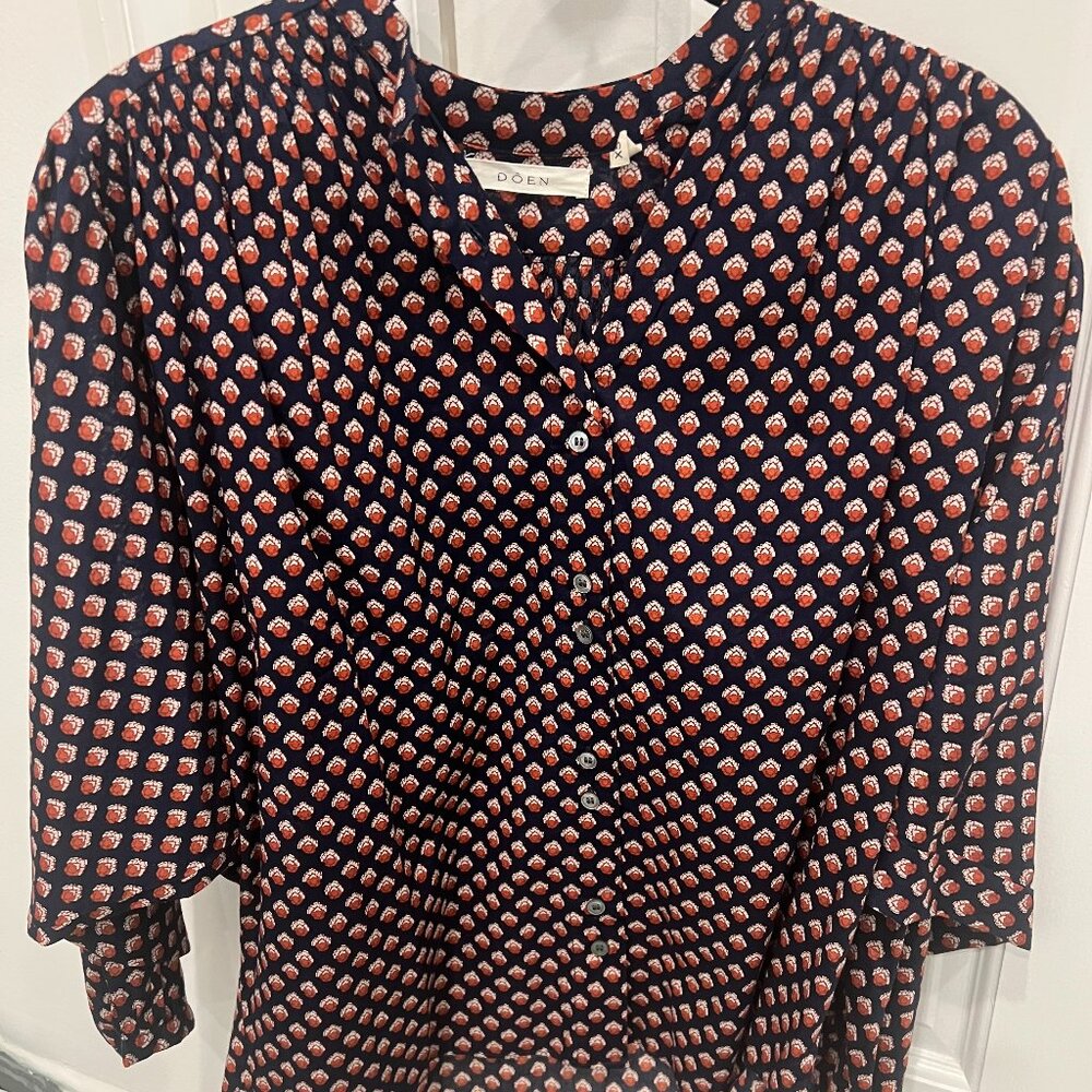 NWOT Doen silk blouse